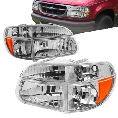 Фара лампа перед левая правая ford explorer 95-01 фото №1