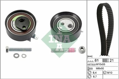 КОМПЛЕКТ ГРМ NIEKONTYNUOWANA КОМПЛЕКТ INA L 530006210