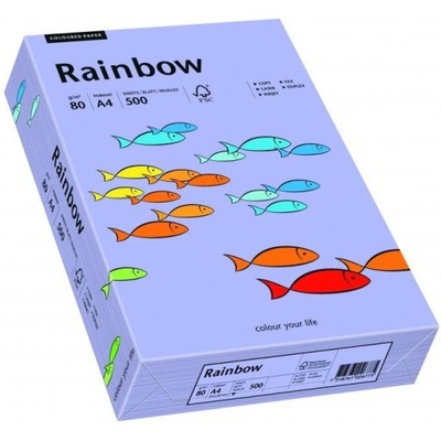 Papier ksero kolorowy A4 80g fioletowy RAINBOW