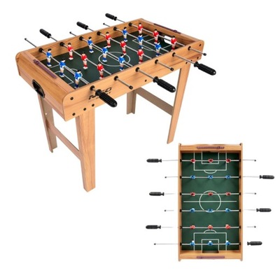 Stół do gry w piłkarzyki stołowe PIŁKA NOŻNA 2 piłki do gry 69x37x62 cm