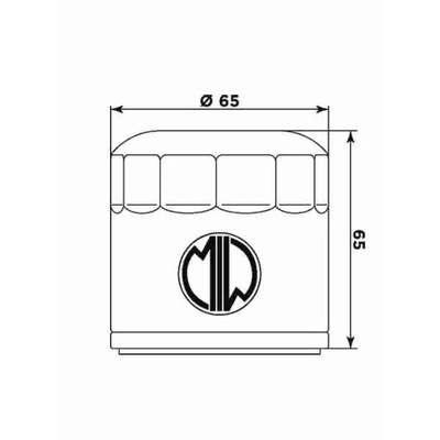 ФІЛЬТР МАСЛА MIW-MEIWA BE12001 (HF553)