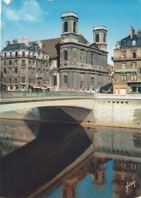 FRANCJA - BESANCON - KOŚCIÓŁ SAINTE-MADELEINE - MOST