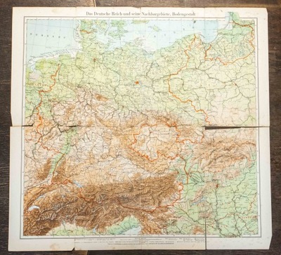 STARA MAPA NIEMIECKA - HJ KOSZALIN, II RP