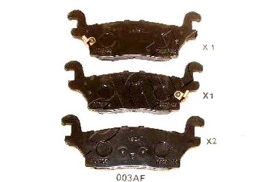 Ashika гальмівні колодки гальмівні hummer hummer h3 3.5 фото №1