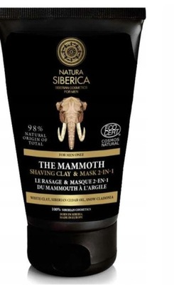 NATURA SIBERICA Krem Maska 2w1 do golenia MAMUT