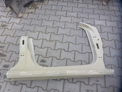 Skoda rapid порог блок двигателя рама правый новый оригинал фото №1