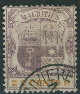 Mauritius 2 cents - Herb