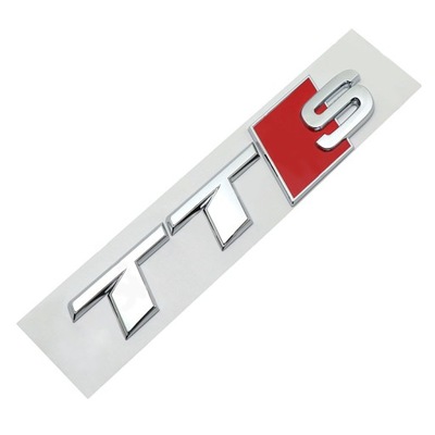 AUDI TT S EMBLEMA LOGOTIPO INSIGNIA PARTE TRASERA SLINE TTS TT-S 16X3.7CM  