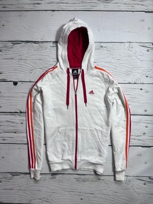 ADIDAS ESSENTIALS BLUZA MĘSKA Z KAPTUREM ROZPINANA BAWEŁNA LOGO