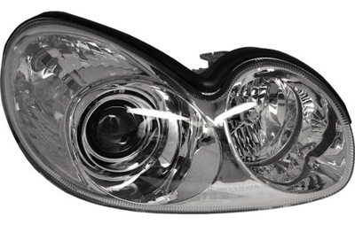 Фара hyundai sonata iv правый h7/h1 регулируемый. электрический. фото №1