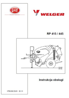 WELGER RP 415/445 - MANUAL MANTENIMIENTO PL  