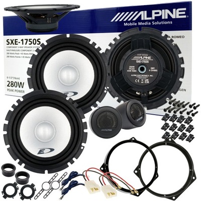 Alpine окремі динаміки дистанційні проставки do mini cooper one r50 r52 r53 фото №1