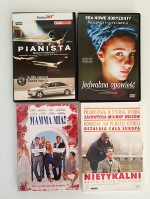 DVD - Pianista, Mamma Mia, Nietykalni, Jedwabna...