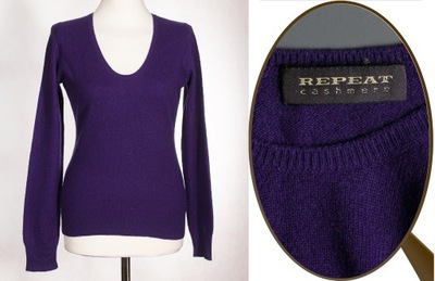 REPEAT CASHMERE SWETER 100 % KASZMIR 36