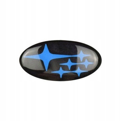 Emblemat logo na kierownicy do Subaru-niebieski