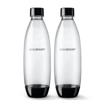 SodaStream Butelki na wodę Fuse czarne, 2x1l