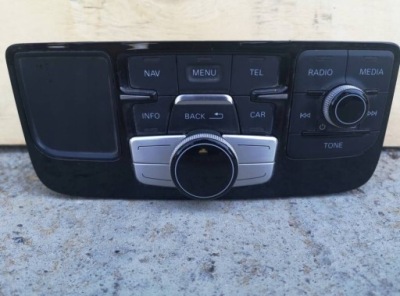 Панель радіо mmi з touchpadem audi a8 d4 4h1919600j фото №1