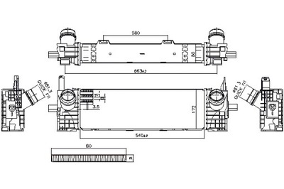 NISSENS ИНТЕРКУЛЕР BMW X3 G01 F97 X4 G02 F98 2.0D 2.0DH 08.17-