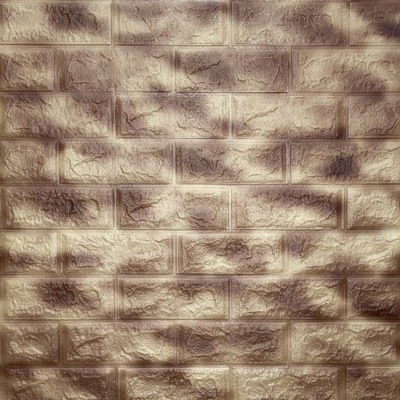 Panel ścienny 3D 70*77*0,5cm Marmur Brązowy