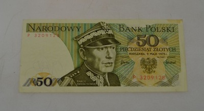 Polska - Banknot - 50 Złotych - 1975 rok Seria P