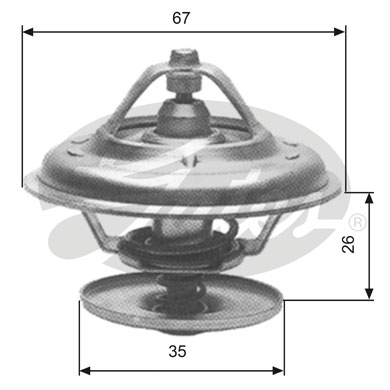 TERMOSTATAS GATES TH11680G1 