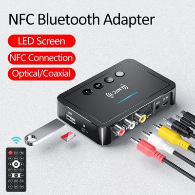 2X NFC Nadajnik-odbiornik Bluetooth AUX Adapter