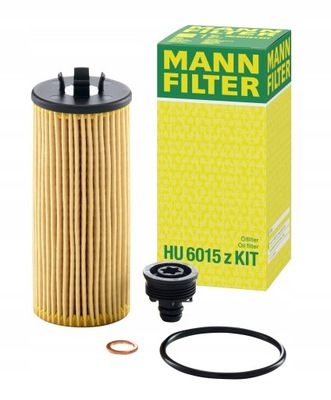 FILTRO ACEITES MANN HU6015ZKIT - BMW X1 F48 / 2 PIEZAS F39/ 2 GRAN TOURER F46 / MINI  