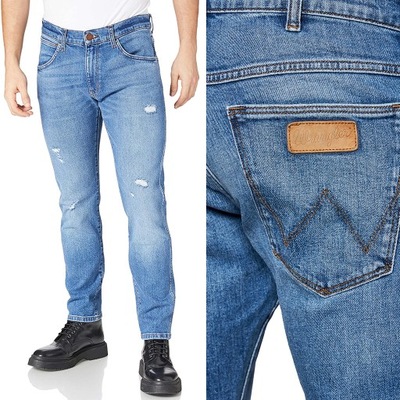 Wrangler BRYSON COOL CUT DZIURY RURKI W33 L32