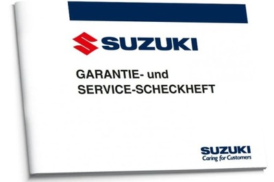 Suzuki Niemiecka Książka Serwisowa Wszystkie Model