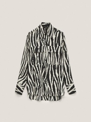 MASSIMO DUTTI koszulowa zebra 38/60 euro