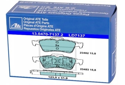 КОЛОДКИ ТОРМОЗНЫЕ ЗАД DO NISSAN PRIMERA 1.6 1.8 1.9