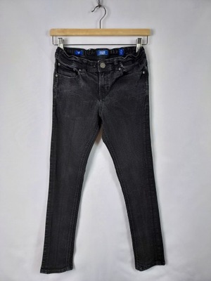 JACK&JONES grafitowe jeansy SKINNY LIAM 152 cm