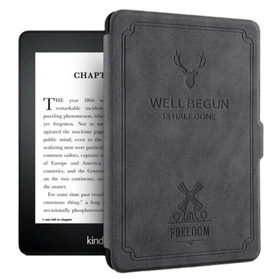 Etui futerał Smart Motto do Kindle Paperwhite 1/2/3 (Szare)