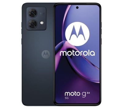 Smartfon Motorola moto G84 5G 12/256GB 120Hz 50Mpix Granatowy Midnight Blue