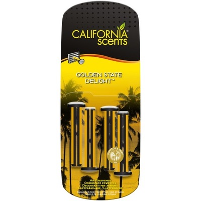 4x Klips Zapach CALIFORNIA SCENTS Golden State