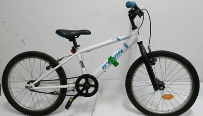 ROWER DECATHLON B'TWIN 20" RACINGBOY 300 BIAŁY