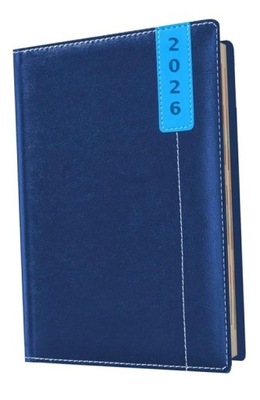 KALENDARZ 2026 A4 TYGODNIOWY REGISTRY NIEBIESKI