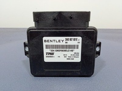 Bentley continental i 03- модуль тормоза ручного 3w0907801e фото №1
