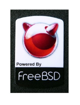 Naklejka FreeBSD 19 x 28 mm 312