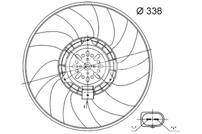 MAHLE FAN RADIATOR AUDI A6 ALLROAD C7 A6 C7 A7 Q3 1.4-3.0D  