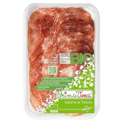 Salami Z Truflami Plastry Bezglutenowe Bio 70 G - PRIMAVERA