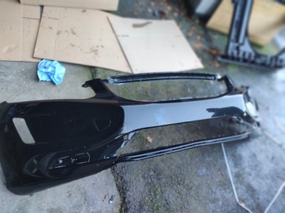 Volvo xc60 i lift 2013 - 2017 бампер перед bez отверстий фото №1