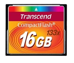 Transcend CompactFlash 16GB 133x (TS16GCF133)