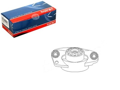 Topran подушка амортизатора 1k0513353h фото №1