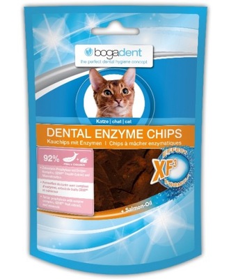 bogadent Dental Enzyme Chips Fish 50g dla kota
