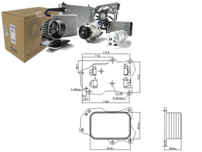 Радіатор оливи ford ecosport focus iv kuga iii puma tourneo connect фото №1