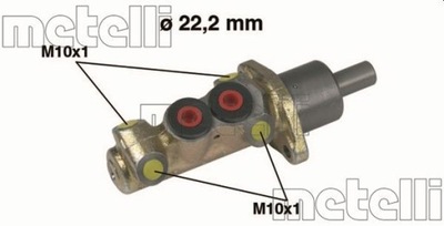 BOMBA DE FRENADO VW GOLF/JETTA/P 202-196  