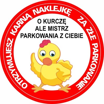 Wielkanocne karniaki za złe parkowanie 10cm