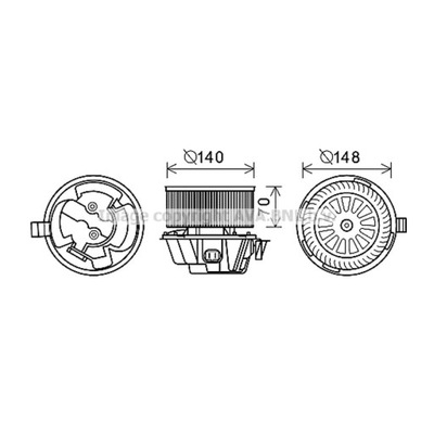 VENTILADOR INTERIOR AVA QUALITY COOLING DA8012  