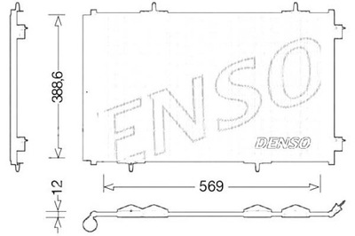 Denso радіатор кондиціонера з осушувач citroe фото №1